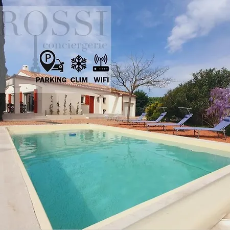Villa Carole 15min Des Plages - Piscine Wi-fi Clim - Rossiconciergerie - Linge Inclus *